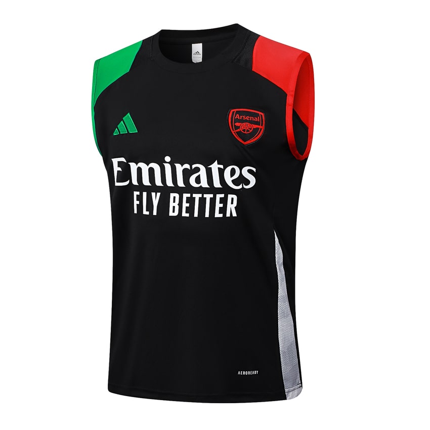 Debardeur Short Arsenal 2024 2025 Noir Foncé – Image 2