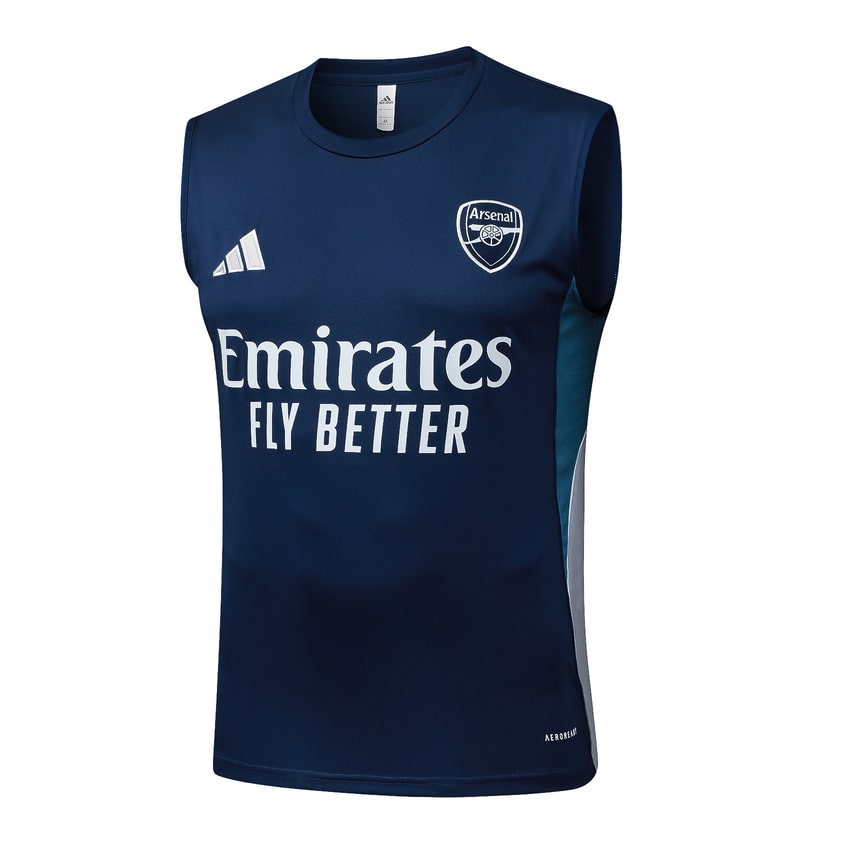 Debardeur Short Arsenal 2025 2026 Bleu Blanc – Image 2