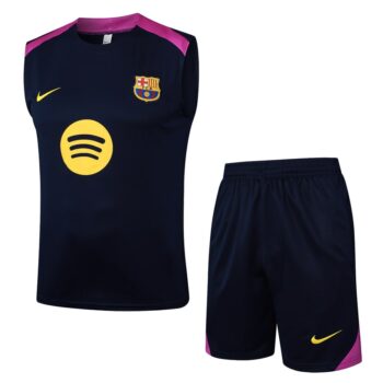 Debardeur Short Barca 2024 2025 Bleu Rose