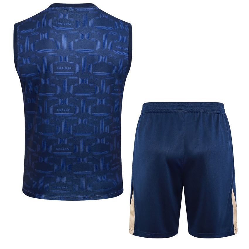 Debardeur Short Barca 2024 2025 Bleu Foncé – Image 4