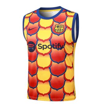 Alternative view of Debardeur Short Barca 2024 2025 Jaune Rouge