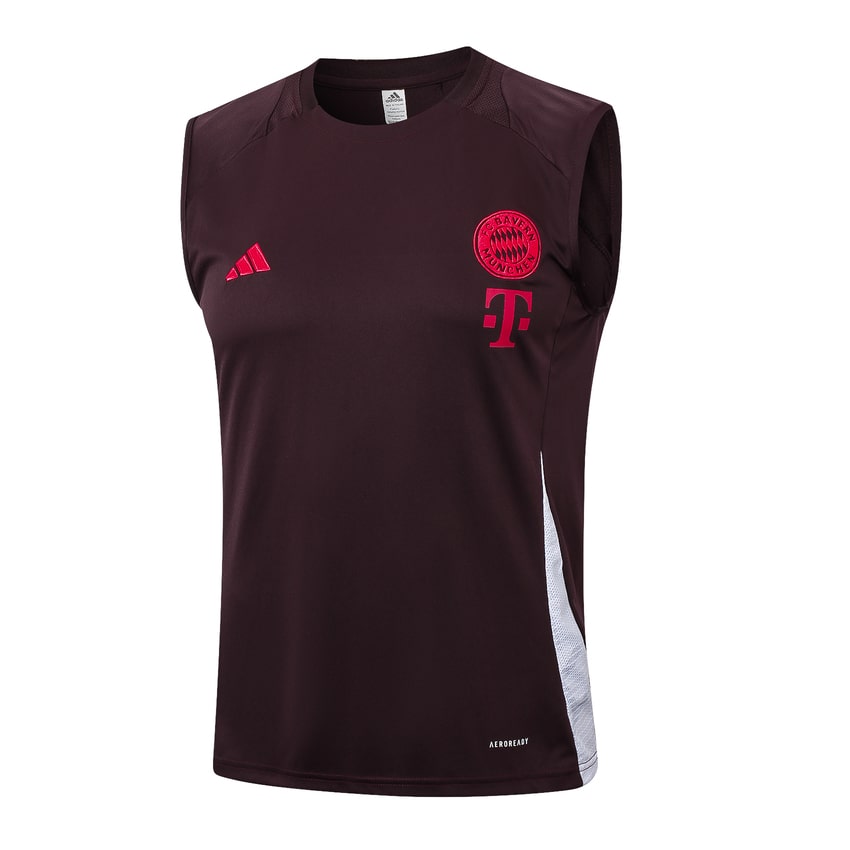 Debardeur Short Bayern Munich 2024 2025 Rouge Foncé – Image 2