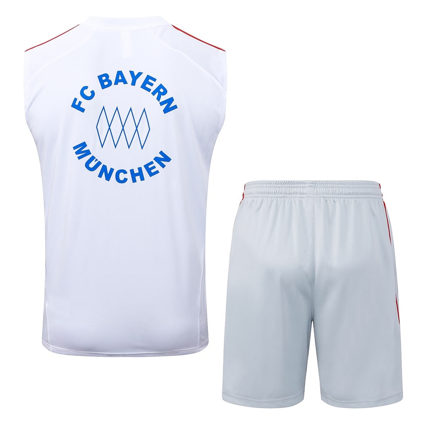 Debardeur Short Bayern Munich 2025 2026 Blanc – Image 4