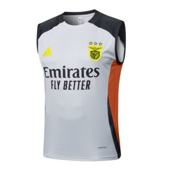 Alternative view of Debardeur Short Benfica 2024 2025 Blanc Noir