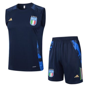 Debardeur Short Italie 2024 2025 Bleu