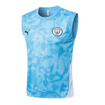 Alternative view of Debardeur Short Manchester City 2025 2026 Bleu Ciel