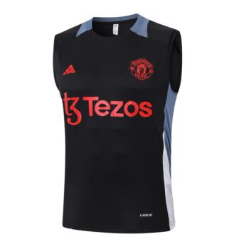 Alternative view of Debardeur Short Manchester United 2024 2025 Noir