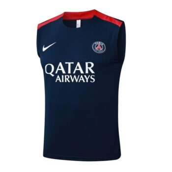 Alternative view of Debardeur Short PSG 2025 2026 Bleu Rouge