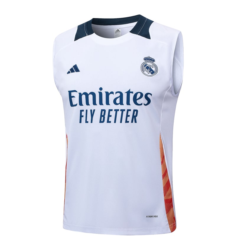 Debardeur Short Real Madrid 2024 2025 Blanc – Image 2