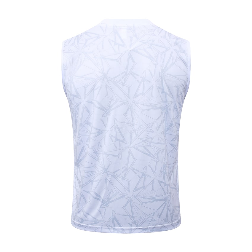 Debardeur Short Real Madrid 2024 2025 Blanc Motif – Image 3