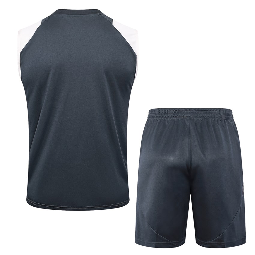 Debardeur Short Real Madrid 2024 2025 Noir Blanc – Image 4