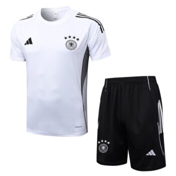Ensemble Maillot Short Allemagne 2025 2026 Blanc Noir