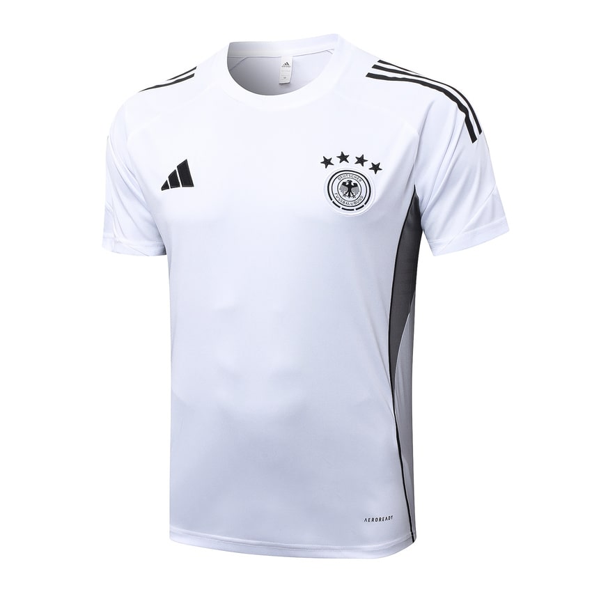 Ensemble Maillot Short Allemagne 2025 2026 Blanc Noir – Image 2