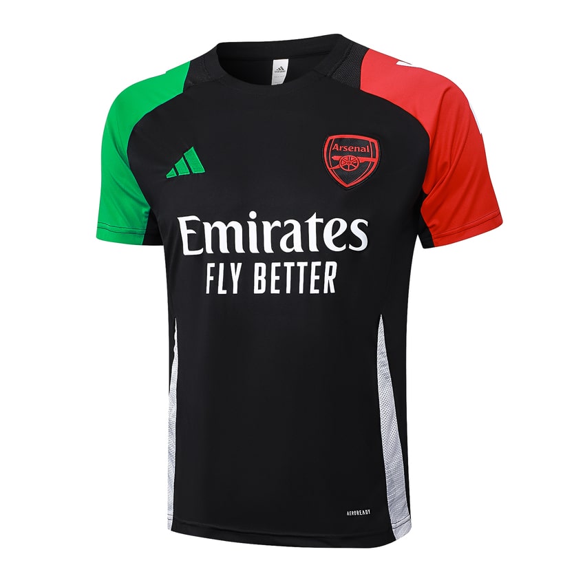 Ensemble Maillot Short Arsenal 2024 2025 Noir Foncé – Image 2