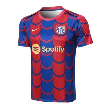 Alternative view of Ensemble Maillot Short Barca 2024 2025 Bleu Rouge