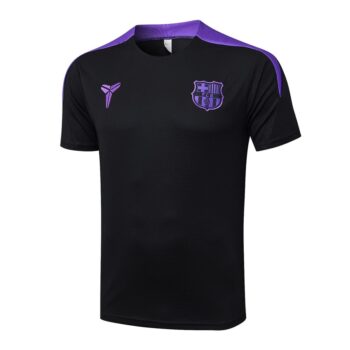 Alternative view of Ensemble Maillot Short Barca 2025 2026 Noir Violet