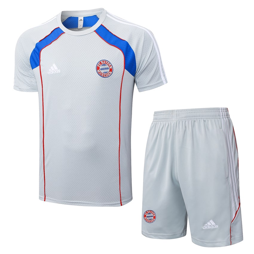 Ensemble Maillot Short Bayern Munich 2025 2026 Gris