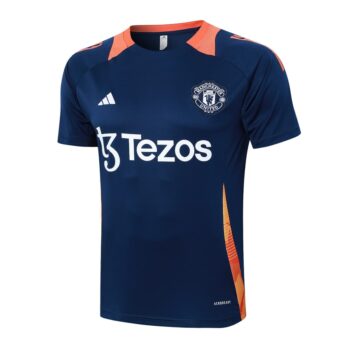 Alternative view of Ensemble Maillot Short Manchester United 2024 2025 Bleu