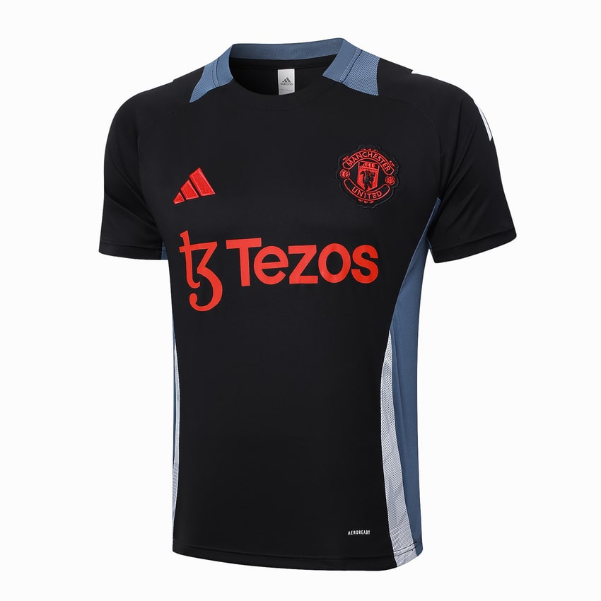 Ensemble Maillot Short Manchester United 2024 2025 Noir – Image 2
