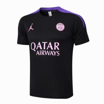 Alternative view of Ensemble Maillot Short PSG 2024 2025 Noir Violet