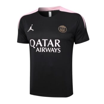 Alternative view of Ensemble Maillot Short PSG 2024 2025 Noir Rose
