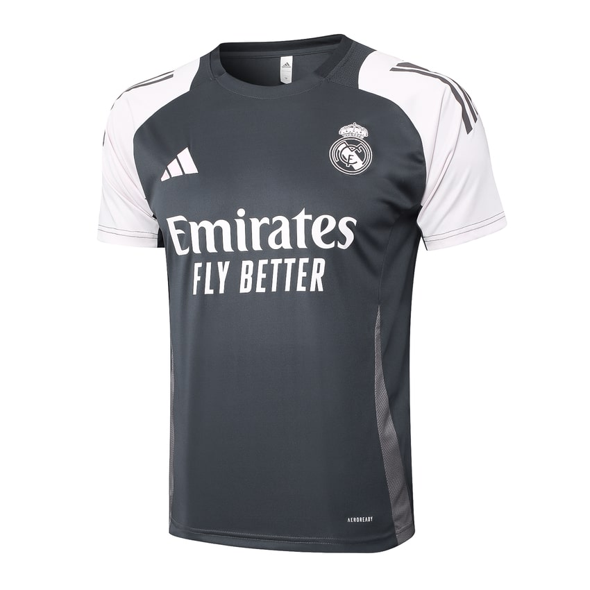 Ensemble Maillot Short Real Madrid 2024 2025 Noir Blanc – Image 2