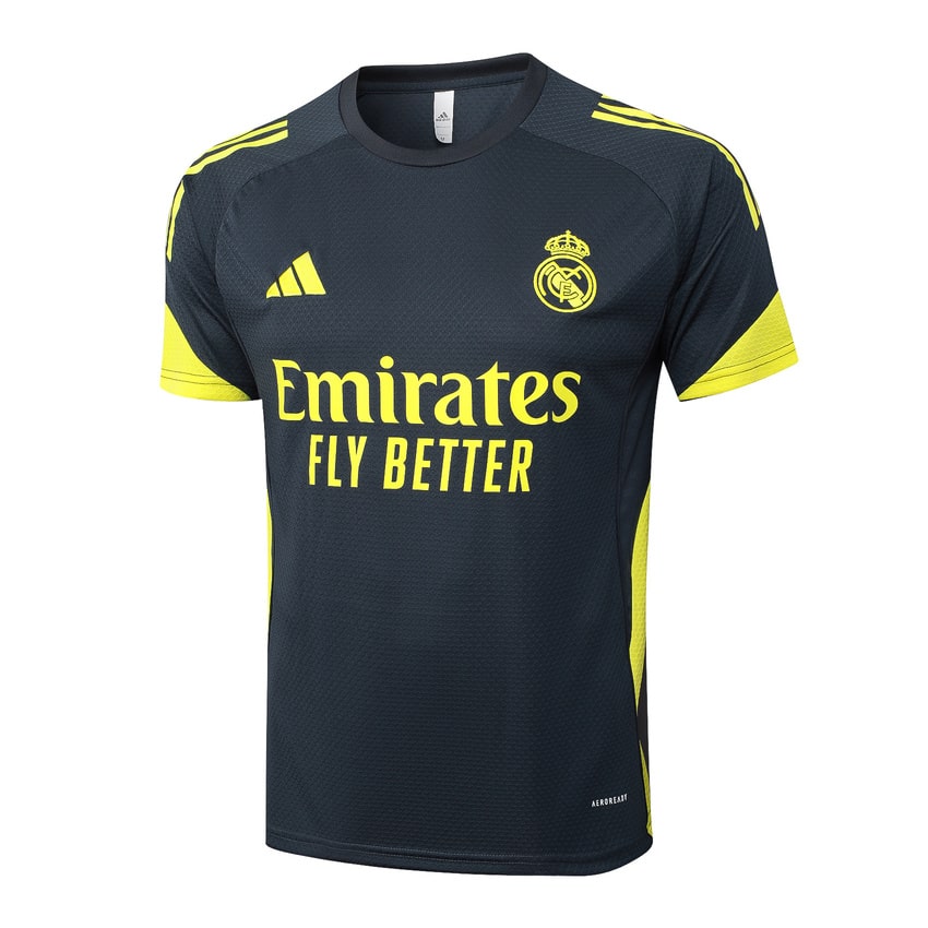 Ensemble Maillot Short Real Madrid 2025 2026 Noir Foncé – Image 2