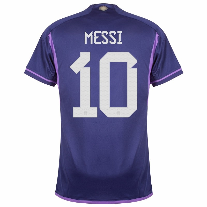 MAILLOT ARGENTINE 3 ETOILES MESSI ENFANT EXTERIEUR 2022-23 – Image 4