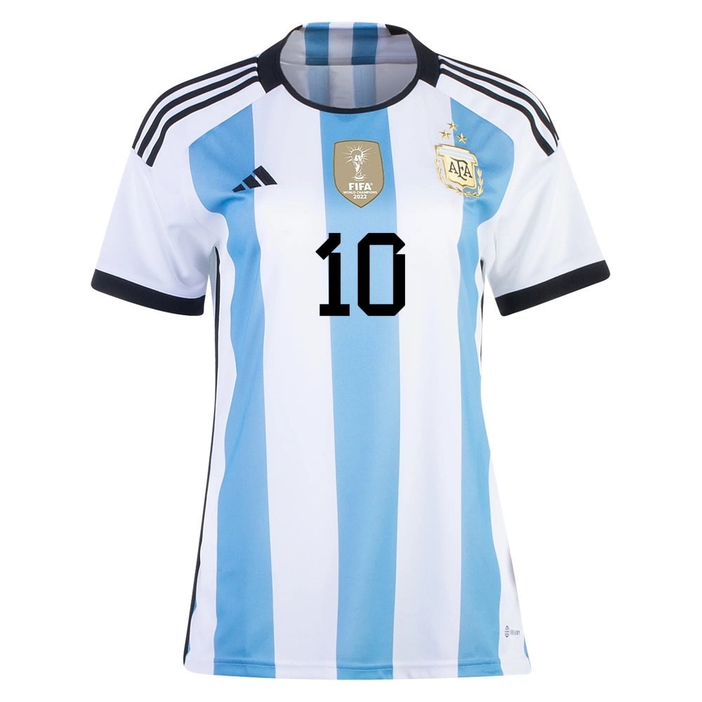 MAILLOT ARGENTINE 3 ETOILES FEMME 2022-23 MESSI – Image 2