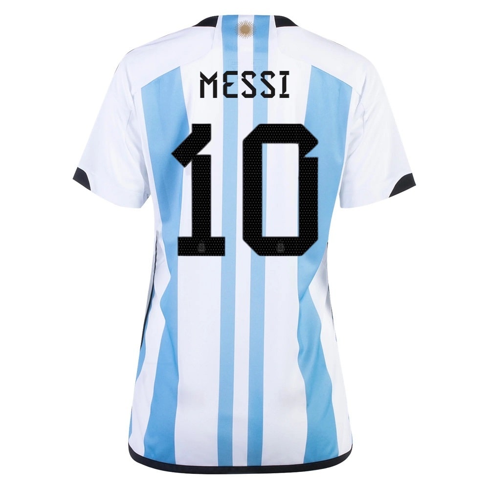 MAILLOT ARGENTINE 3 ETOILES FEMME 2022-23 MESSI – Image 3