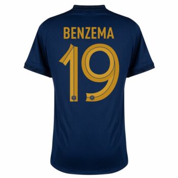 Alternative view of MAILLOT EQUIPE DE FRANCE DOMICILE COUPE DU MONDE 2022 BENZEMA
