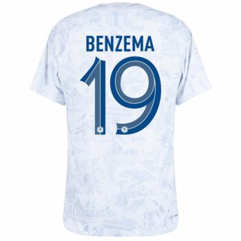 Alternative view of MAILLOT ENFANT EQUIPE DE FRANCE EXTERIEUR COUPE DU MONDE 2022 BENZEMA