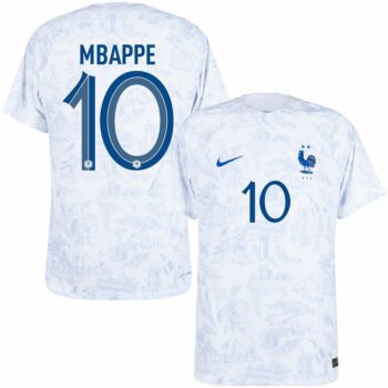 MAILLOT EQUIPE DE FRANCE EXTERIEUR COUPE DU MONDE 2022 MBAPPE