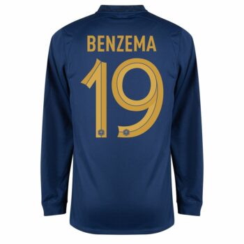 Alternative view of MAILLOT FRANCE DOMICILE COUPE DU MONDE 2022 BENZEMA M-L