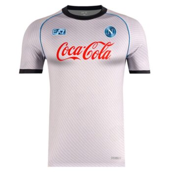 MAILLOT NAPLES 2025 2026 TRAINING ARGENT