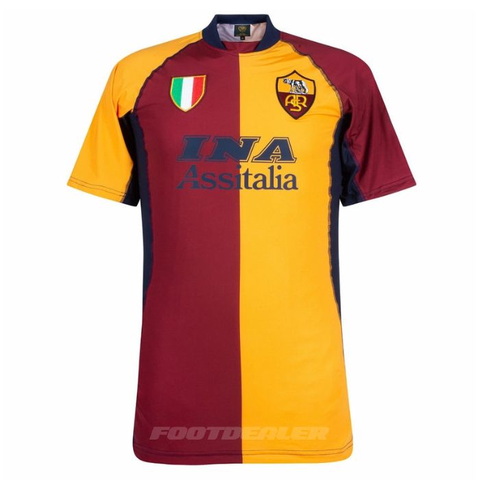 Maillot Copa AS Roma Domicile 2001 2002 Totti – Image 3