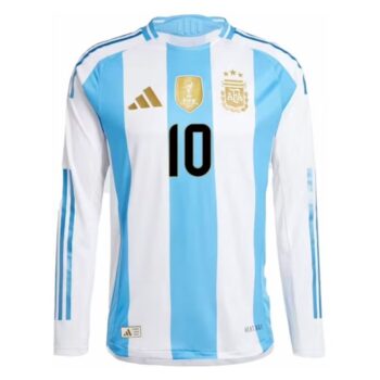 Alternative view of Maillot Argentine Domicile 2024 2025 Messi Manches Longues