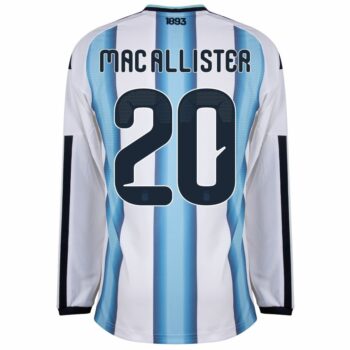 Alternative view of Maillot Argentine Domicile 2026 2027 Mac Allister Manches Longues