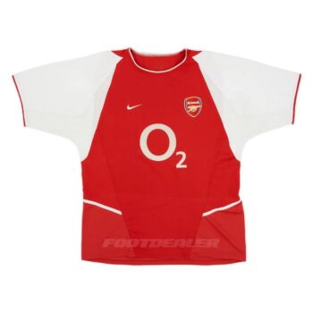 Alternative view of Maillot Arsenal Domicile 2002 2004 Bergkamp