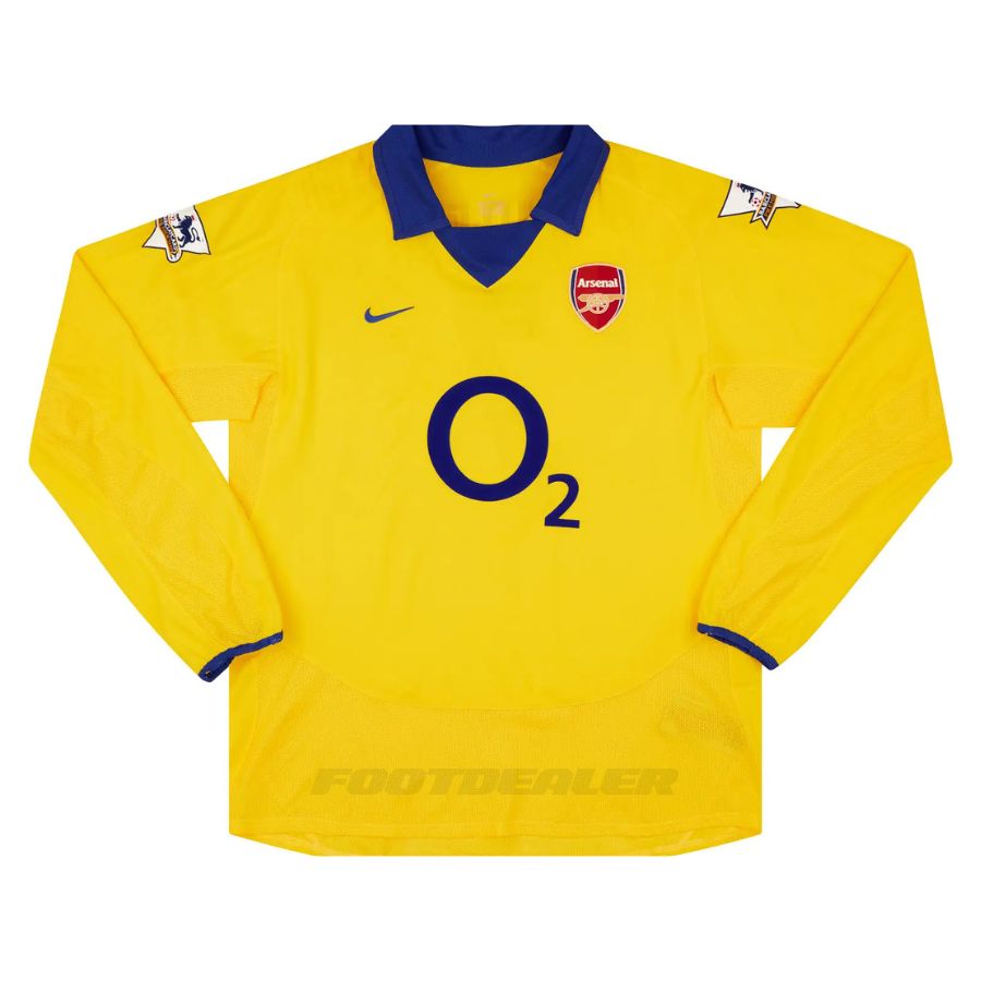 Maillot Arsenal Exterieur 2003 2004 Pires Manches Longues – Image 2