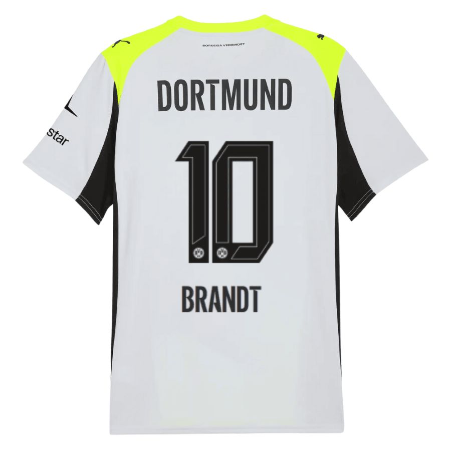Maillot Kit Enfant BVB Dortmund Exterieur 2025 2026 Brandt – Image 2