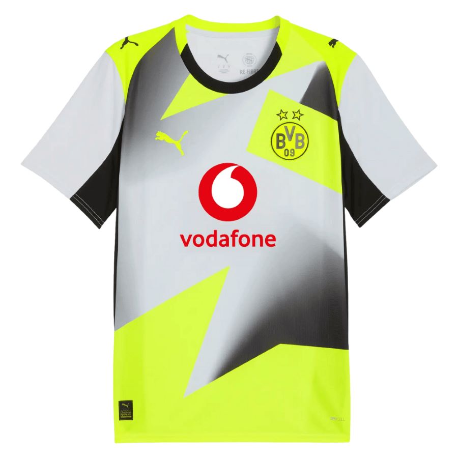 Maillot Kit Enfant BVB Dortmund Exterieur 2025 2026 Brandt – Image 3