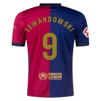 Alternative view of Maillot Barca 2024 2025 Domicile Lewandowski