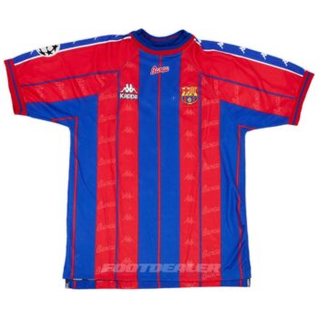 Alternative view of Maillot Barca Domicile 1997 1998 Rivaldo