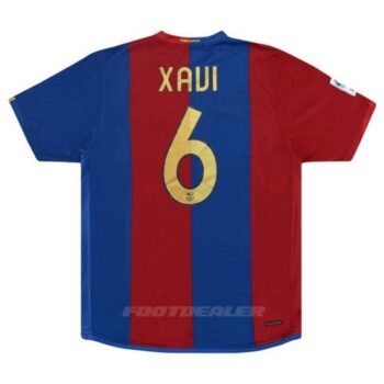 Maillot Barca Domicile 2006 2007 Xavi