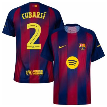 Maillot Barca Domicile 2025 2026 Cubarsi