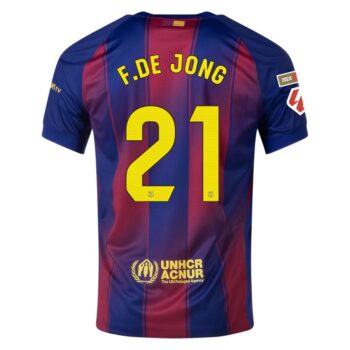 Alternative view of Maillot Enfant Barca Domicile 2025 2026 De Jong La Liga