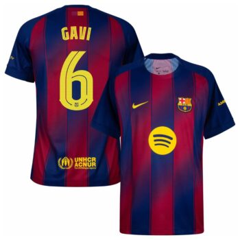 Maillot Enfant Barca Domicile 2025 2026 Gavi