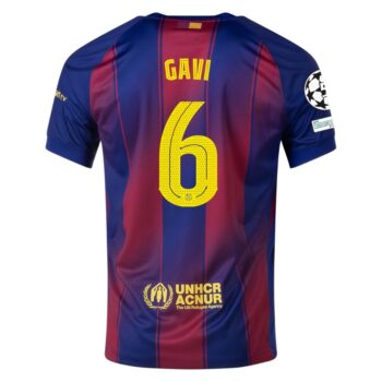 Alternative view of Maillot Enfant Barca Domicile 2025 2026 Gavi UCL
