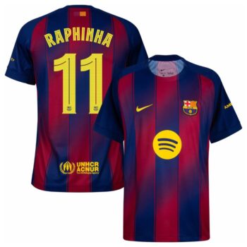 Maillot Barca Domicile 2025 2026 Raphinha